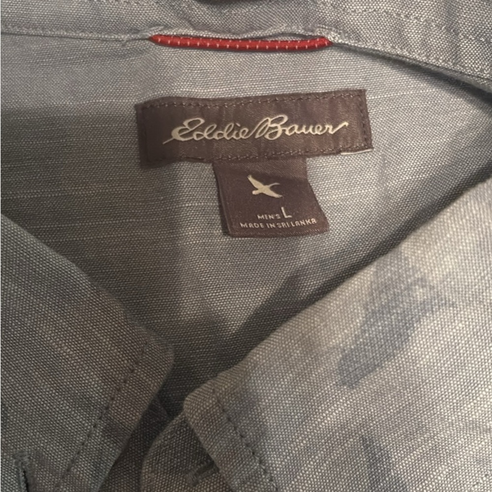 Eddie Bauer Gray Short Sleeve Shirt